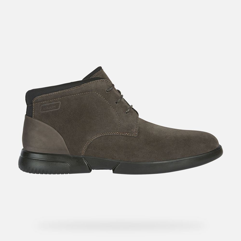 Sapatos Casuais Geox Homem Verde Escuro Oliva - Smoother - NBUHL1795